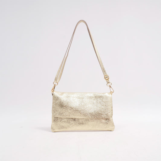 Petit sac pochette en cuir brillant 31395