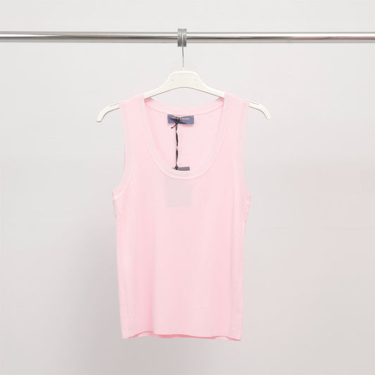 Débardeur en maille col rond côtelé – SVD6208