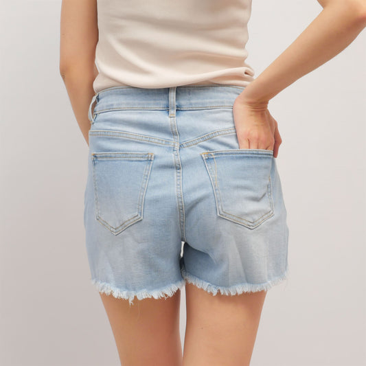 Short en jean bords effilochés – SD6952