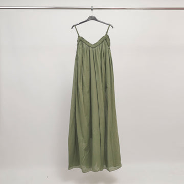 Robe longue bohème à fines bretelles – YS23166