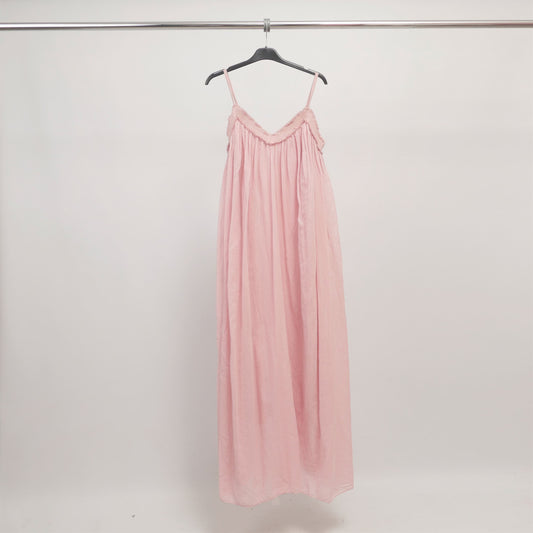 Robe longue bohème à fines bretelles – YS23166