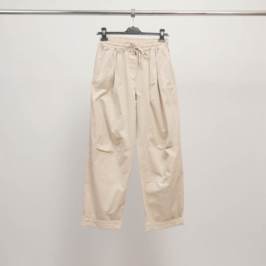 Pantalon ample brodé à taille élastique CVA825189