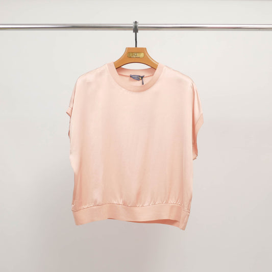 Top ample manches courtes en viscose  DB80611VS