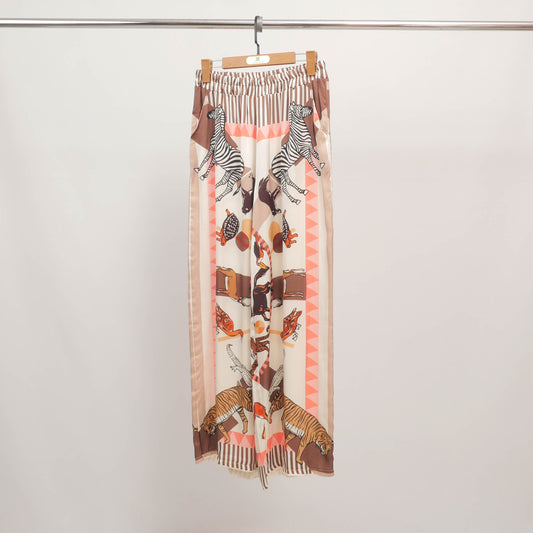 Pantalon imprimé safari KD9088VS-7