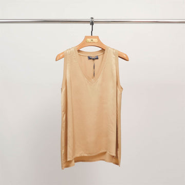 Débardeur col V en viscose fluide  DB14446VS