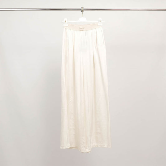 Pantalon palazzo en viscose fluide taille plate – BCG01043