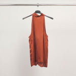 Charger l'image dans la galerie, Top col montant sans manches en viscose TDM18809-3