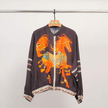 Blouson imprimé cheval coloré taille unique  KD9160VT-9