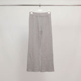 Ultra-Comfortable Straight Leg Knit Trousers HY1728