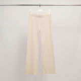 Ultra-Comfortable Straight Leg Knit Trousers HY1728
