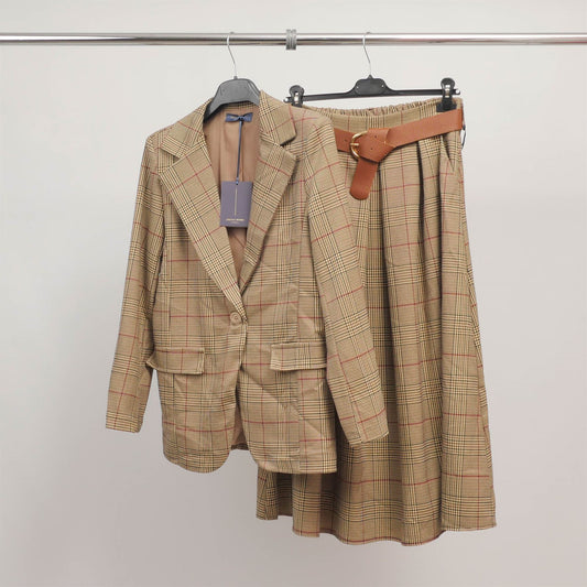 Veste tailleur prince-de-galles TDM55320-7