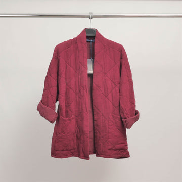 Veste matelassée en coton col kimono TDM88021-14