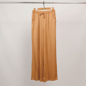 Pantalon fluide en viscose avec lien à nouer DB14570VS