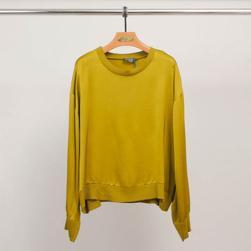 Sweat fluide col rond en viscose DB13993VS