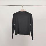 High-neck fine-knit sweater DSY9513