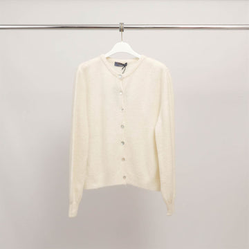 Gilet col rond en maille duveteuse PJ25005