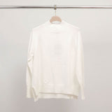 Pull col montant à boutons côtés DSY9570