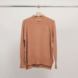 Pull col montant à boutons côtés DSY9570