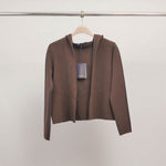 Load image into Gallery viewer, Fine knit jacket with hood DSY9510