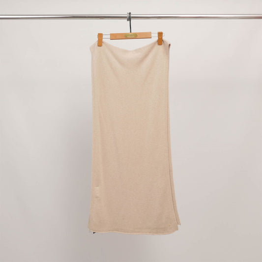 Écharpe unie en maille douce YF61014