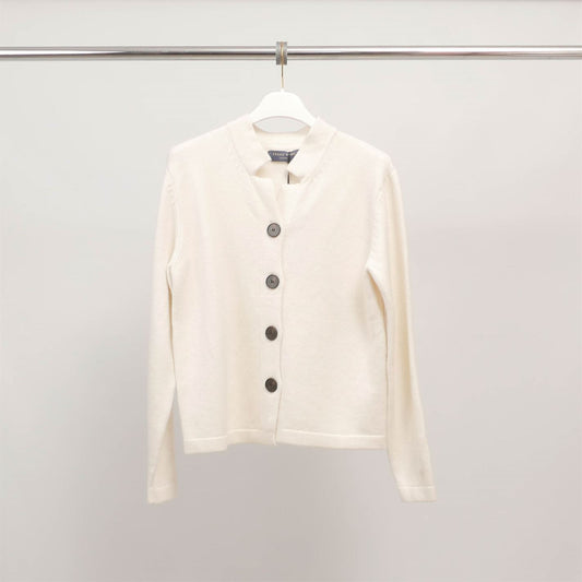 Gilet col V à gros boutons HY86080