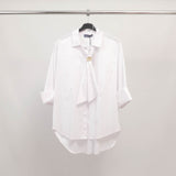 Chemise à nœud bijou manches longues TDM71025