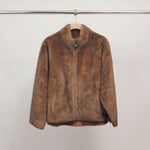 Charger l'image dans la galerie, Blouson fausse fourrure col montant zippé DSY25045