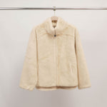 Charger l'image dans la galerie, Blouson fausse fourrure col montant zippé DSY25045
