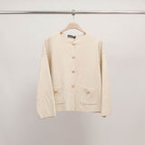 Gilet boutonné à poches plaquées DSY9463