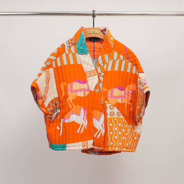 Veste kimono imprimée matelassée KD8018-20