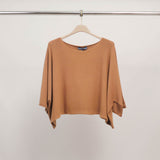 Pull ample col bateau manches chauve-souris DSY0203