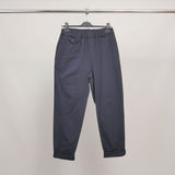 Pantalon carotte taille élastiquée CVA823711-2