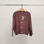 Load image into Gallery viewer, Soft V-neck mohair cardigan PJ22222