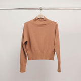 Pull col montant maille brillante DSY9524