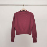 Pull col montant maille brillante DSY9524