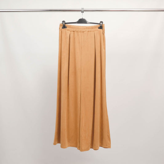 Pantalon large fluide taille élastique TDM19123-11