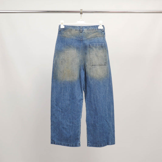 Jean taille haute effet usé – BCG02060-3