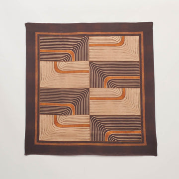 Foulard imprimé géométrique KD8824VS-4