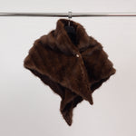 Load image into Gallery viewer, Faux fur shawl with draped collar – TDM88825
