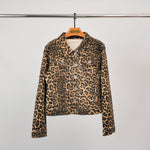 Load image into Gallery viewer, Short leopard print jacket SD8065