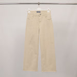 Load image into Gallery viewer, High-waisted, straight-leg white trousers – SD6941