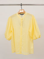 Charger l'image dans la galerie, Chemise rayée manches bouffantes col officier SSC80555