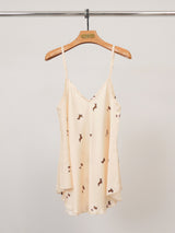 Dog print satin camisole KD9173VS-4