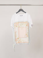 Charger l'image dans la galerie, T-shirt coton à panneau foulard fleuri KD8828-25