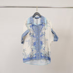 Charger l'image dans la galerie, Chemise en coton imprimé à manches courtes KD9119CL-1