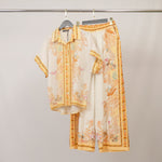 Load image into Gallery viewer, Pantalon en coton imprimé à taille élastiquée KD9099CL-1