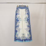 Load image into Gallery viewer, Pantalon en coton imprimé à taille élastiquée KD9099CL-1