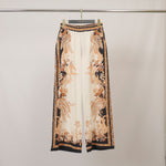 Load image into Gallery viewer, Pantalon en coton imprimé à taille élastiquée KD9099CL-1