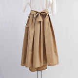 Waterproof midi skirt with tie – HM7362