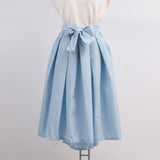 Waterproof midi skirt with tie – HM7362